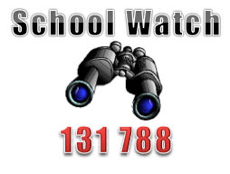 School watch sign